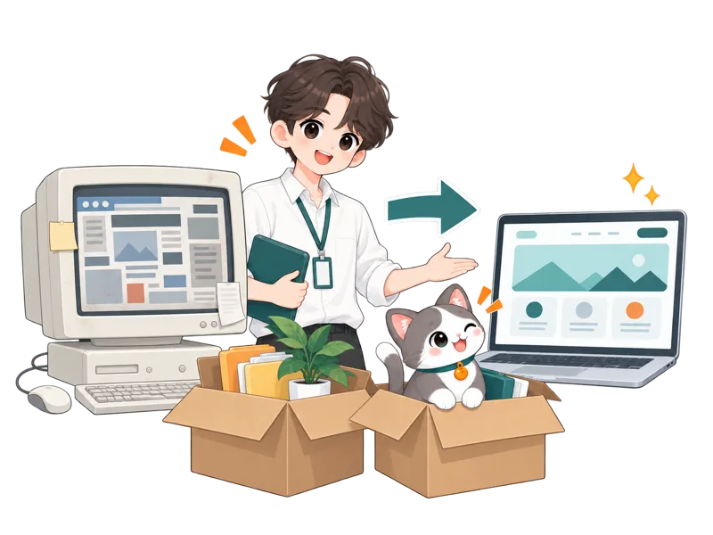 網站改版與搬家