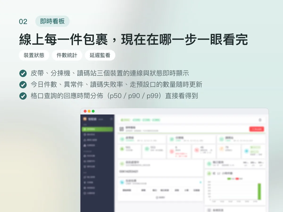 分揀線控制系統 畫面 2