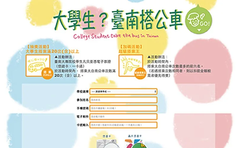 大學生? 台南搭公車