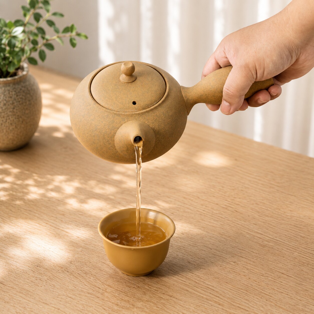 側把燒水壺｜從素面桌到日光茶席 畫面 1