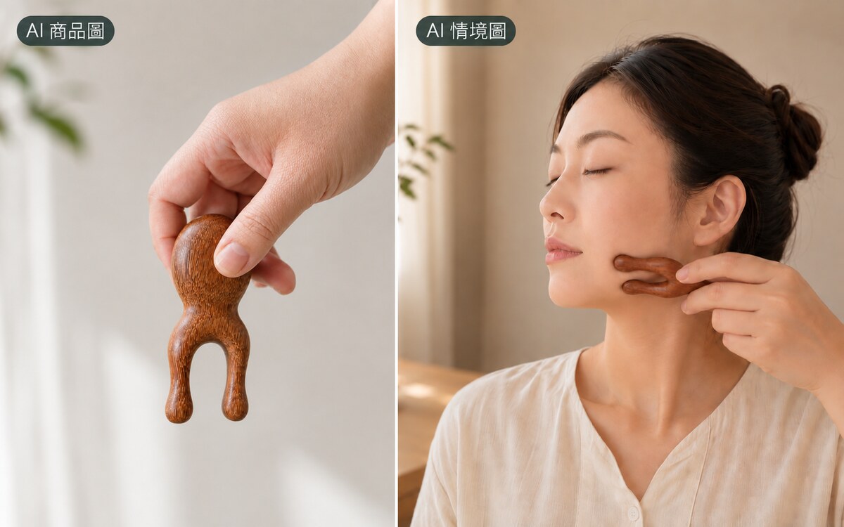 木質按摩梳|從包材旁到生活情境